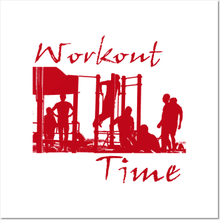 Workout Time Posters and Art